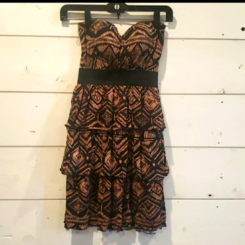 STRAPLESS DRESS - Picture 1 of 7